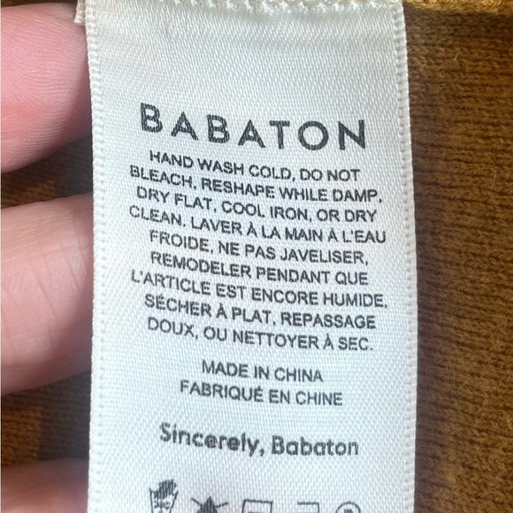 Aritzia Babaton Lance Heather Open Front Cardigan Sweater.. size medium - Picture 5 of 6